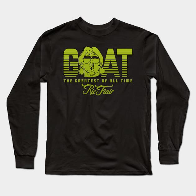 THE GOAT Long Sleeve T-Shirt by Buwajhingan